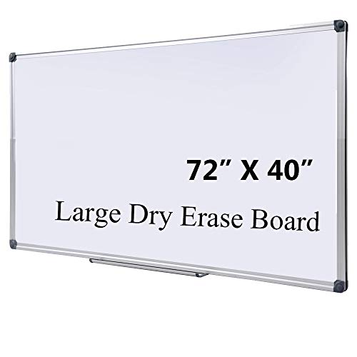 Large Dry Erase Board for Wall, Magnetic White Board,72 x 40 Inch - size: 72"W x 40"H