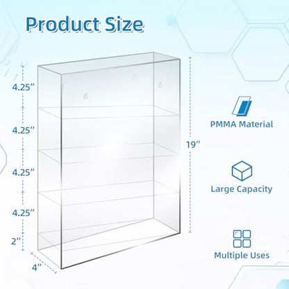 Serological Pipette Rack, Acrylic Pipette Holder, 12x4x19 Inch