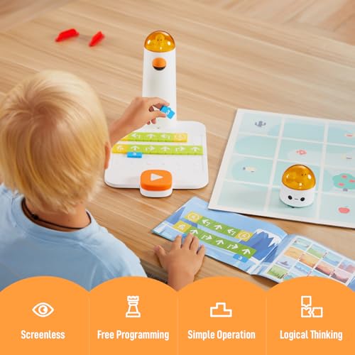 Coding Set Pro STEM Robot for Kids 4+, Early Programming Toy
