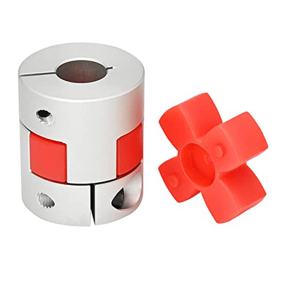 Upgrade D20*L25 Flexible Shaft Coupling 8mm to 8mm Aluminium Plum Connector Flexible Coupler for 3D Printer CNC Machine and Servo Stepped Motor - size: Bore 8mm to 8mm