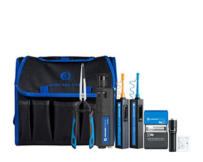 Jonard Tools TK-188 Fiber Optic Connector Cleaning and Inspection Kit with 200x Microscope - style: Basic Kit + 200x Microscope