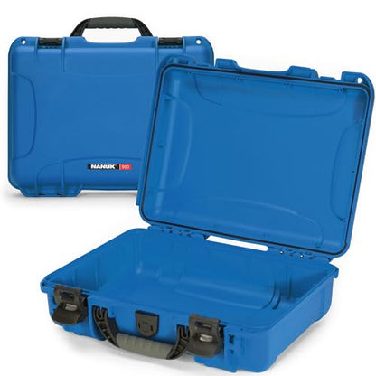 NANUK 910 Empty Waterproof Hard Case – 14.3” x 11.1” x 4.7”, Protective Case for Gear – Impact-Resistant, Dustproof, Airline Carry-On Approved – Made in Canada, Blue - color: Blue, style: Empty