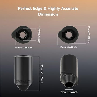 Creality Ender 5 Max Silicone Socks, Original 3D Printer Hotend Silicone Cover, Heater Block Silicone Sock, Insulation Heat Resistance Keep Hotend Clean, Extruder Heating Bolck Protection - size: Ender 5 Max
