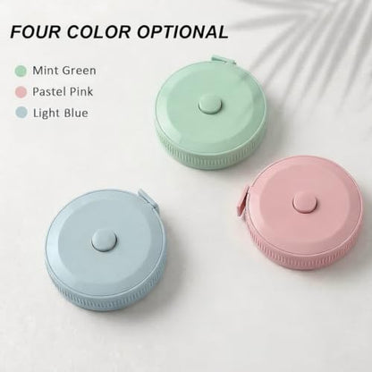 9 Pcs Tape Measure Body Measuring Tape with Soft Ruler for Sewing, Fabric, Cloth, Knitting, Tailor, DIY Home Craft, Mini Retractable Dual Scale 60 Inch - size: 9PCS