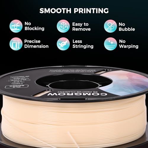 Comgrow 3D Printer Photosensitive Filament Single Color Light Change PLA - color: Light Change Purple