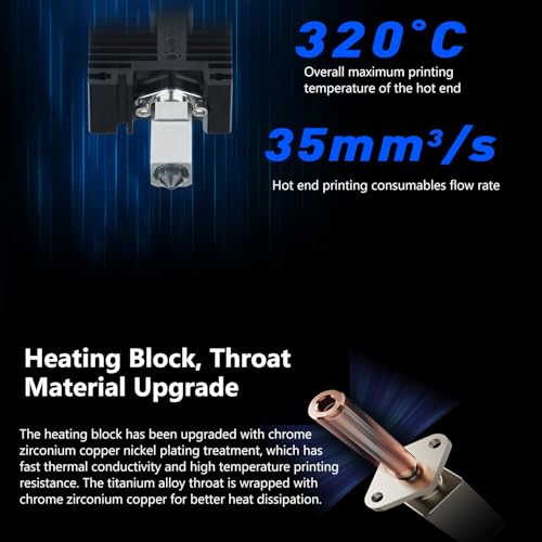 P1P/P1S Complete Hotend Extruder with Fan 0.4 Hardened Steel Nozzle - color: 0.4mm Hotend for P1P/P1S
