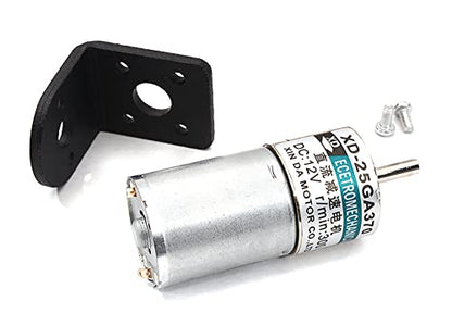 Integy 25GA370 (5W) DC Motor w/Gear Reduction Gearbox & Motor Mount 12v300