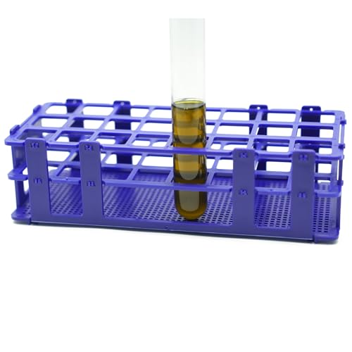 3 Pcs Detachable Plastic Test Tube Rack, 24 Holes Each, 25mm Diameter - color: Blue, size: 24 Holes-25mm
