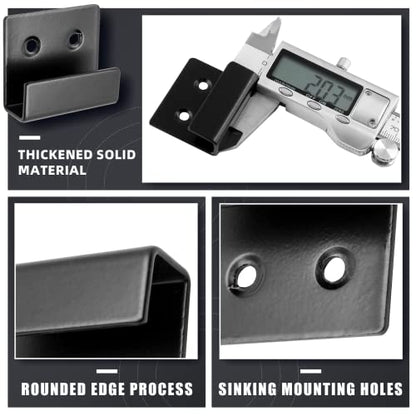 Luomorgo Tile Display Wall Hanger, Small Size, Black - size: Small Black