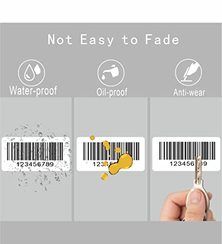 Hybsk 2x1 inch Direct Thermal Labels for Barcodes, Address, Compatible with Rollo Label Printer & Zebra Desktop Printers (2"x1",4 Rolls White) - color: 4 Rolls White, size: 2"x1"