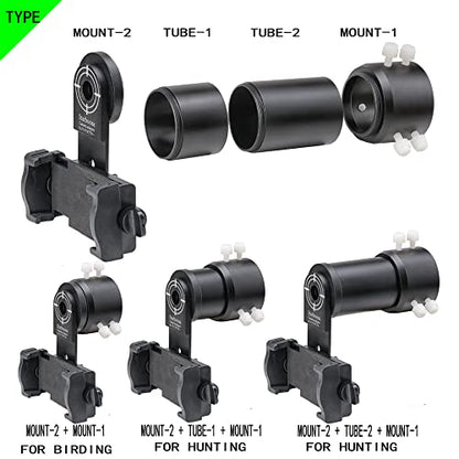 Scope Phone Adapter, Smartphone Mount for Birding & Outdoor
