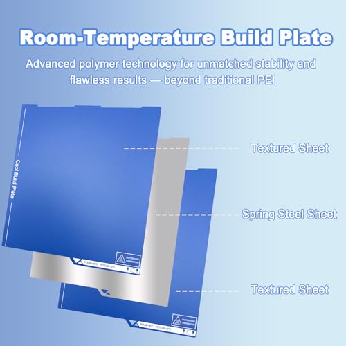 Cold Build Plate for Anycubic Kobra 3 V2/3/Combo/ACE Pro - size: 256*268mm