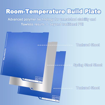 Cold Build Plate for Anycubic Kobra 3 V2/3/Combo/ACE Pro - size: 256*268mm
