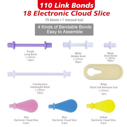 Chemistry Molecular Model Kit (208 Pcs) for Student and Teacher - color: 208pcs Kit