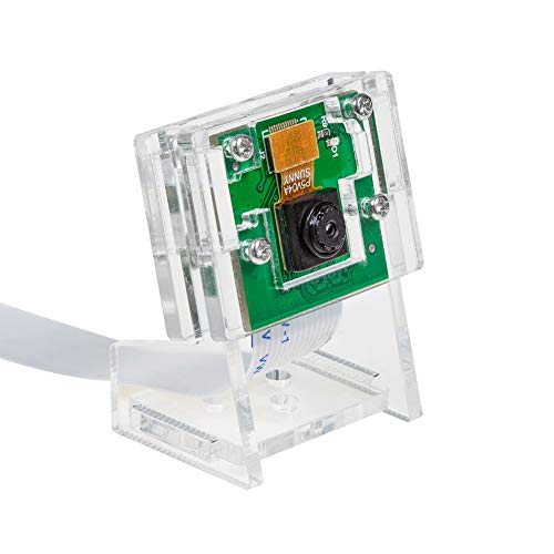Arducam for Raspberry Pi Camera Module with Case, 5MP 1080P for Raspberry Pi 5, 4, 3/3B+ and More - size: OV5647 camera module+case