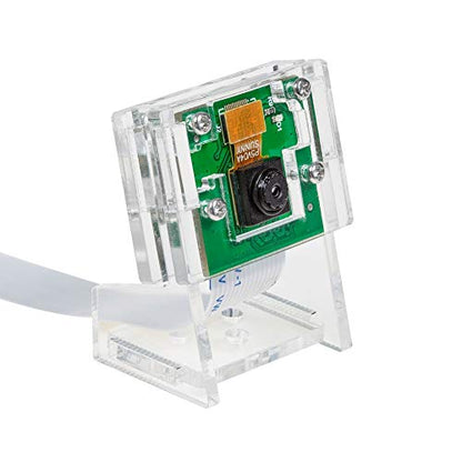 Arducam for Raspberry Pi Camera Module with Case, 5MP 1080P for Raspberry Pi 5, 4, 3/3B+ and More - size: OV5647 camera module+case