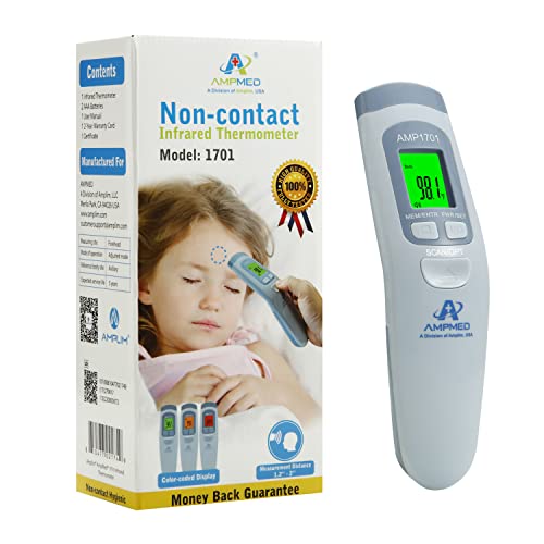 Medical Grade No-Touch Forehead Thermometer - color: Serenity
