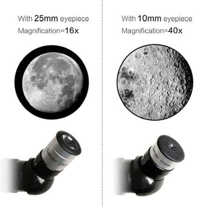 Gskyer Telescope, 70mm Aperture 400mm AZ Mount Astronomical Refracting Telescope for Kids Beginners - Travel Telescope with Carry Bag, Phone Adapter and Wireless Remote. - color: AZ70400
