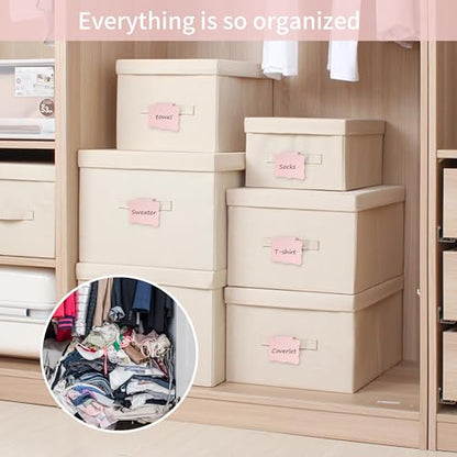 50 Pcs Clip On Basket Labels, Pink, 3.5 x 2.5 inch - color: Pink