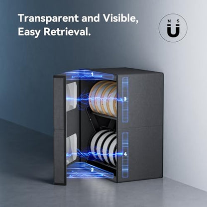 Creality Filament Storage Box 10KG, 3D Filament Dryer with Magnetic Closure, Moisture-Proof & Damp-Proof, Large Capacity Rack & Resin Sealed Dust Cover, Easy Access - style: Filament Storage Box 10kg Capacity