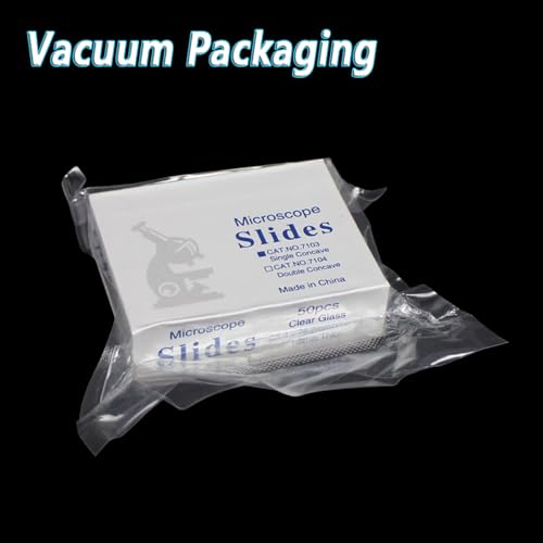Concave Microscope Slides, 100 Pack Single Depression Glass Slides
