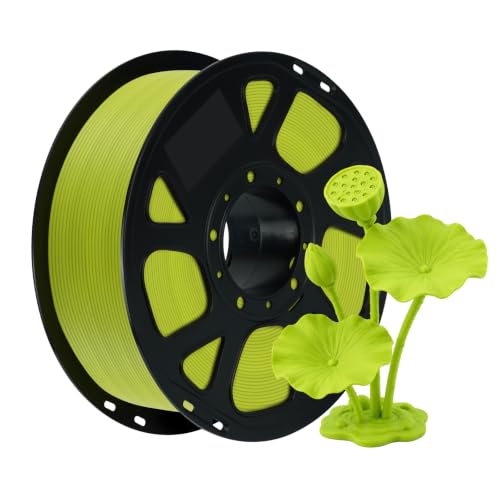 Kingroon PLA Filament 1.75mm 1kg, Bright Apple Green, ±0.02mm Dimensional Accuracy, Clog-Free & Tangle-Free, Fit Most FDM 3D Printers - color: 1kg Bright Apple Green