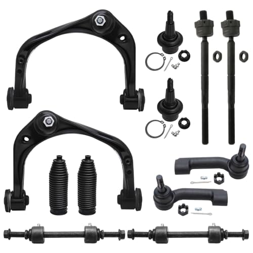 Detroit Axle - 12pc 4WD Front End Suspension Kit for 2015-2020 Ford F-150 - size: 12CS38002/12PC