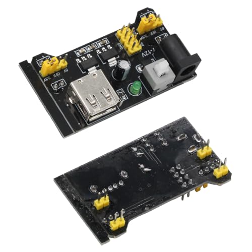 6pcs 3.3V/5V Dual Output Power Module MB-102 Power Supply Board DC Regulated Module for Arduino