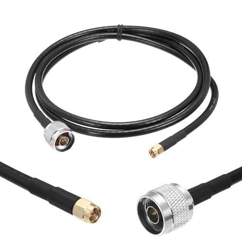 MECCANIXITY KMR240 Coax Extension Cable 50ohm 4Ft SMA Male to N-Type Male - size: 4ft