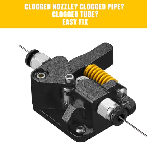 Upgrade 3P - Poke Pin Pusher, 3D Printer Nozzle Cleaning Kit, Zinc Alloy Handle with 3 Pin, Must-Have Cleaner for Printing Extruder, Clearing Filament Clog Tool, Dia 1.6mm by L 210mm No Clog