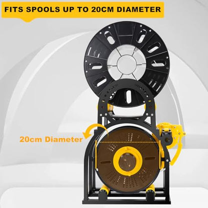 3D Industrial Filament Respooler Machine, 3D Printer Winder Machine - color: Manual