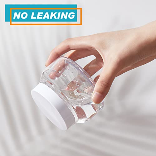 24 Pack Plastic Cosmetic Jars with Lids Label, 8 oz, White - color: White, size: 8 oz