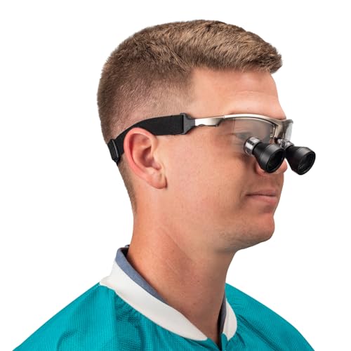 Practicon TTL Easy Size 3X Loupes Kit, Measure and Size Through The Lens Loupes, Silver Frame - color: Silver, style: 3.0X