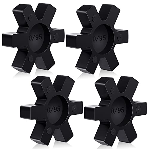 Fabbay 4 Pcs L095 Flexible Nbr Rubber Spider Insert for Jaw Coupling - size: L095