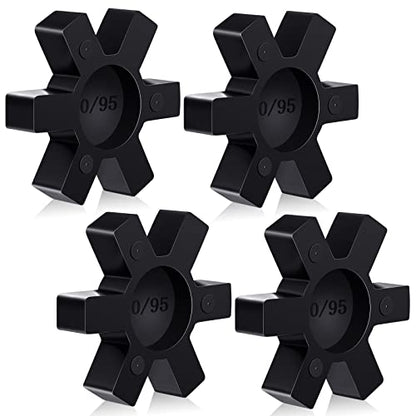Fabbay 4 Pcs L095 Flexible Nbr Rubber Spider Insert for Jaw Coupling - size: L095