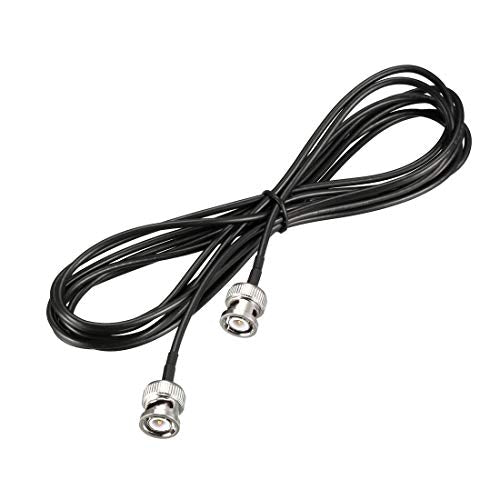 uxcell BNC Male to Male Coaxial Jumper Cable 50 ohm 10 feet RG174 - size: 10 Feet