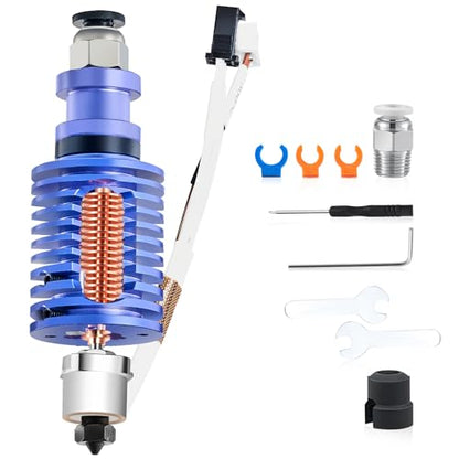 i3 Mega All-Metal Hotend with 12V 50W Ceramic Heating Core, by 5Aplusreprap - size: set D