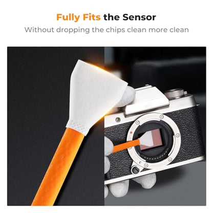 K&F CONCEPT 16mm APS-C Sensor Cleaning Kit, with 20ml Sensor Cleaner - size: 16mm