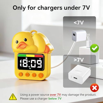 Doli Yearning Kids Shower Timer Waterproof for Bathroom Duck Timer