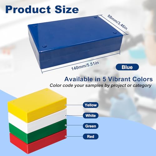 Microscope Slide Box, 25-Place, Cork Lining, Pack of 5 - size: Cork Lining