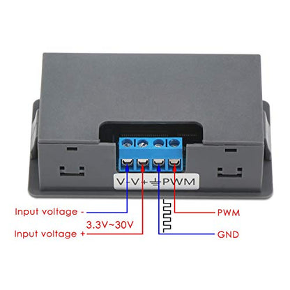 DROK Signal Generator, DC 3.3-30V Function Generator 5-30mA LCD Display PWM Pulse Frequency Duty Cycle Rectangular Wave Square Wave Signal Generator