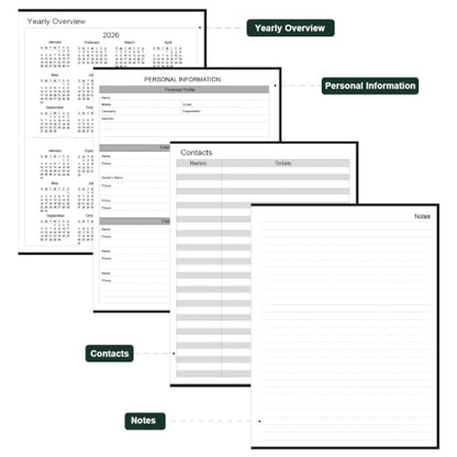 Lab Notebook/Laboratory Notebook - (.25" Grid Format), Laboratory Notebook Quad Ruled Science Lab Book with Grid Pages: Table of Contents for Chemistry, Physics, Biology, 8" x 10", Black - style: Black