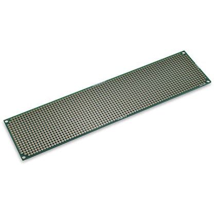 Double Sided ENIG Perf Board, PCB Board, Electronic Circuit Board for DIY Prototype Circuit, FR4, Plated Through Hole Solder Prototype Board, ST-PERF (2" x 8") - style: 2" x 8"