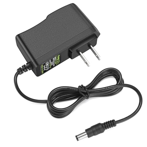 Facmogu 9W 9V/1A Power Supply Adapter - Center Positive, AC 100-240V to DC - size: 9V 1A - 1 Pack