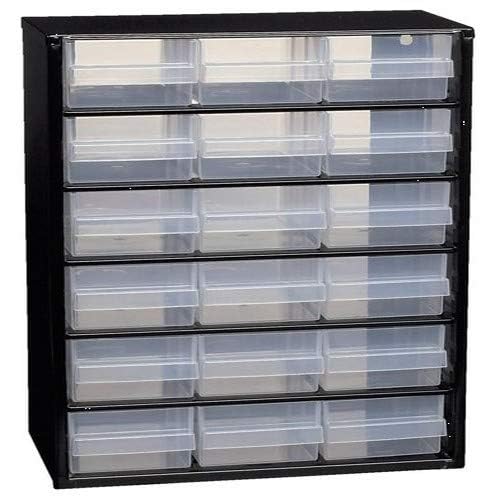 Raaco Steel Storage Cabinet, Standard 18-Drawer (C9-18) - Nuts & Bolts - size: Standard-18D