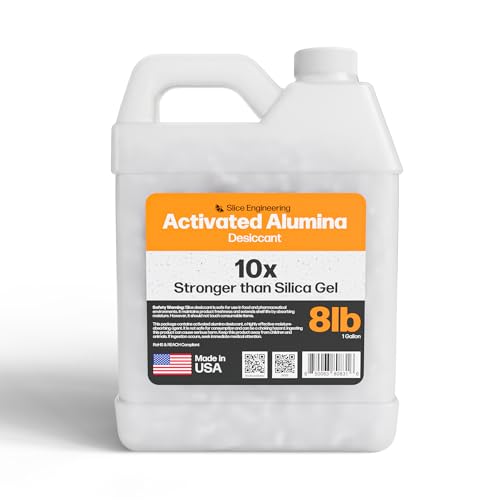 Activated Alumina Desiccant Beads for 3D Printer Filament Reusable (8lb) - size: 8lb