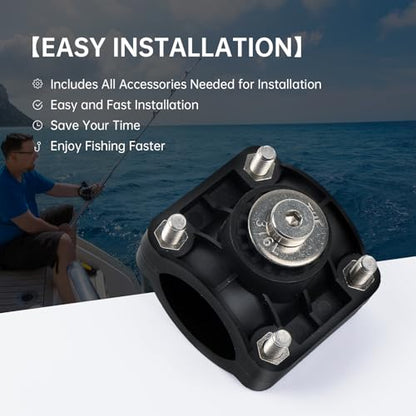 0 Degree Pole Mount for Garmin Panoptix LiveScope LVS32 Transducer
