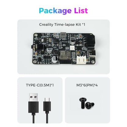 Creality Official SPARKX i7 Time-Lapse Kit TP-01, Original Layer-Triggered Shutter Control Module, Professional Timelapse Photography for Phone & Camera, for Creality SPARKX i7 3D Printer - style: Time-Lapse Photography