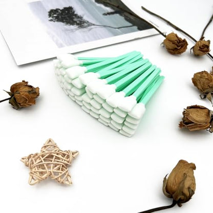 50PCS Foam Cleaning Swabs – Anti-Static Lint-Free Applicators for Printers, Cameras, Optical Lenses & Electronic Equipment