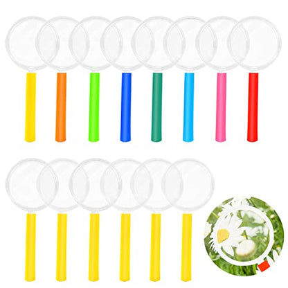 Magnifying Glass for Kids Mini Magnify Glasses Hand Lens 48 Pack 5X